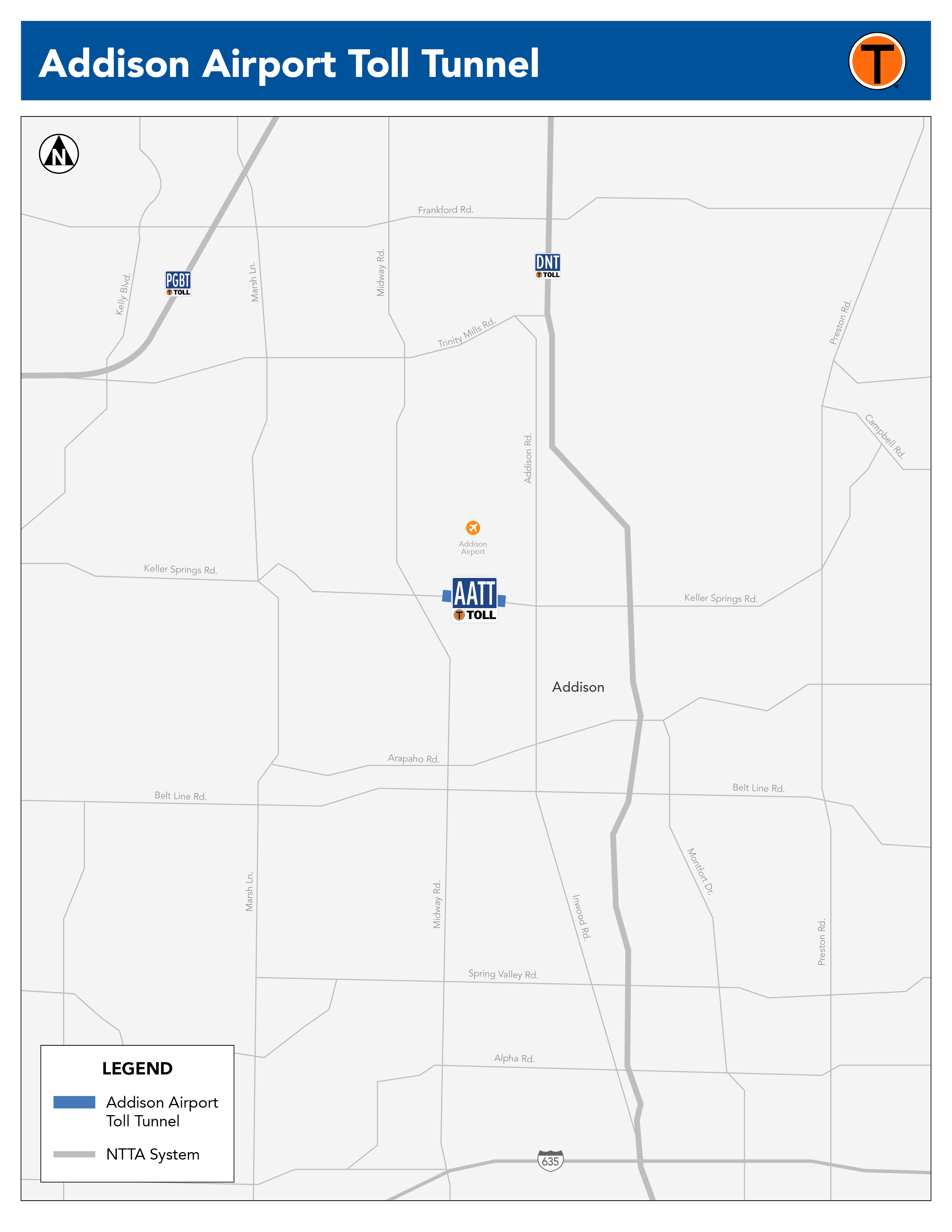 Ntta Map Of Toll Booths